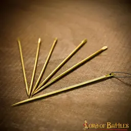 Brass needles, set of 6 pieces - Celtic Webmerchant