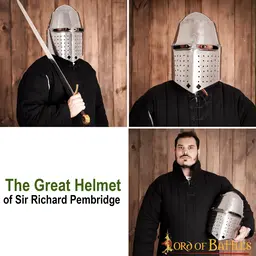 Casco del siglo XIV Sir Richard Pembridge, 2 mm - Celtic Webmerchant