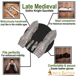 Late medieval Gothic gauntlets - Celtic Webmerchant