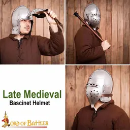 14. Jahrhundert Klappvisier Bascinet - Celtic Webmerchant