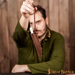 15th century dining knife with bone handle - Celtic Webmerchant