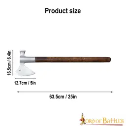 Axe de bataille du 13ème siècle avec Hammer Blade, Maciejowski Bible - Celtic Webmerchant