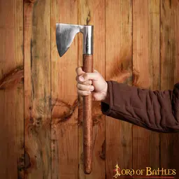 1300 -talet Battle Ax, Maciejowski Bibeln - Celtic Webmerchant