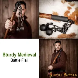 Double medieval flail - Celtic Webmerchant
