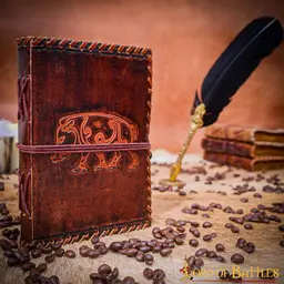 Leather journal Celtic boar - Celtic Webmerchant