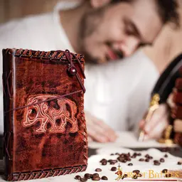 Agenda in pelle Celtico cinghiale - Celtic Webmerchant