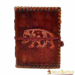 Leather journal Celtic boar - Celtic Webmerchant