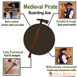 Pirate grappling axe - Celtic Webmerchant