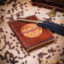 Libro de cuero espirales celtas - Celtic Webmerchant