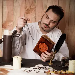 Skórzana książka Celtic Spirale - Celtic Webmerchant