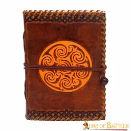 Leather book Celtic spirals - Celtic Webmerchant