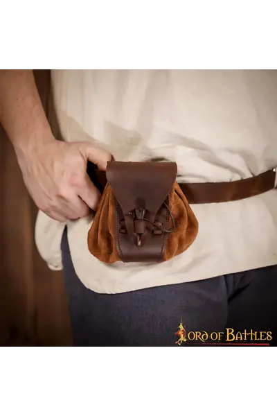 Medieval leather pouch Tristan - Celtic Webmerchant