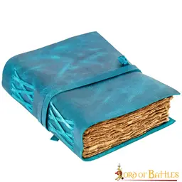 Leren boek fantasy, blauw - Celtic Webmerchant