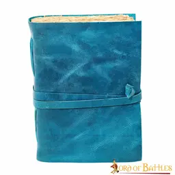 Leren boek fantasy, blauw - Celtic Webmerchant