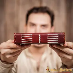 Leather diary with stones - Celtic Webmerchant