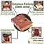 Leather diary with stones - Celtic Webmerchant