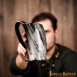 Viking horn mug Fenrir - Celtic Webmerchant