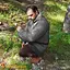 Hauberk med slids, blandet, flade ringe, runde nitter 9 mm - Celtic Webmerchant