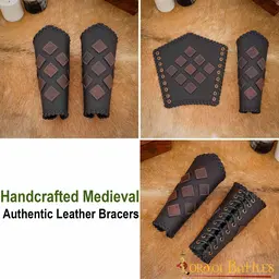 Leather bracers Algar - Celtic Webmerchant