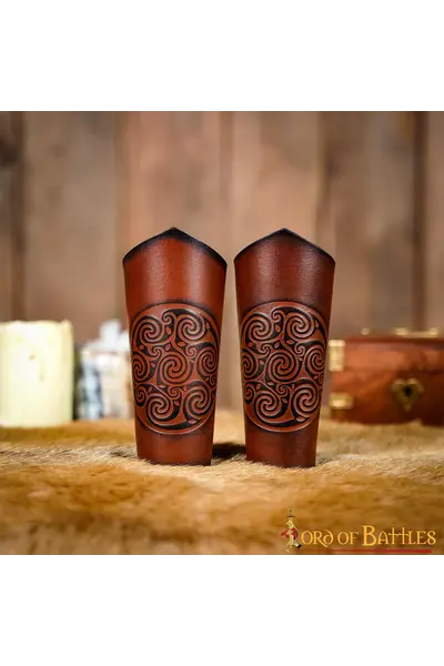Skórzane nagolenniki Ingalvur - Celtic Webmerchant