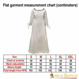 Vestido medieval Tara - Celtic Webmerchant