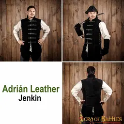 Leather jerkin John - Celtic Webmerchant