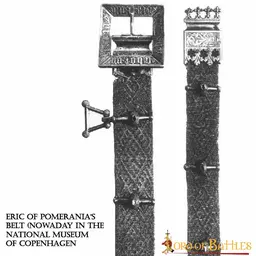 Cinturón medieval Eric de Pomerania - Celtic Webmerchant
