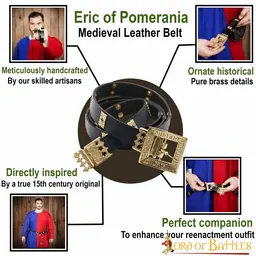 Medieval belt Eric of Pomerania - Celtic Webmerchant