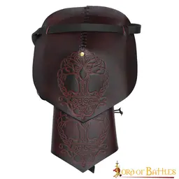 Leather pauldron Yggdrasil - Celtic Webmerchant