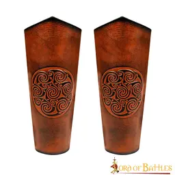 Leren bracers Ingalvur, lang - Celtic Webmerchant