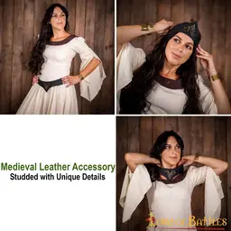 Tiara en cuir Estel - Celtic Webmerchant