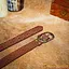 Leather belt Elrohir, red - Celtic Webmerchant