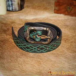 Cintura in pelle elrohir, rosso - Celtic Webmerchant