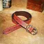 Elrohir de ceinture en cuir, rouge - Celtic Webmerchant