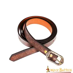 Leather belt Melian, brown - Celtic Webmerchant