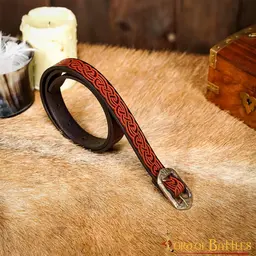 Keltischer Gürtel Maeve, braun - Celtic Webmerchant