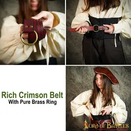 Keltischer Gürtel Maeve, braun - Celtic Webmerchant