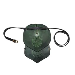 Leather pauldron Celtic spirals - Celtic Webmerchant