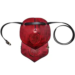 Leren pauldron Keltische spiralen - Celtic Webmerchant