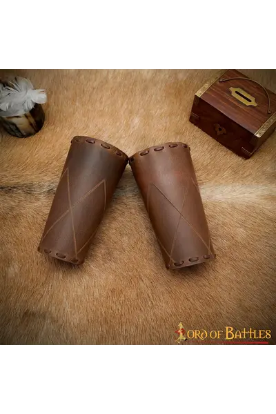 Skórzane nagolenniki Robin - Celtic Webmerchant