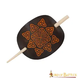 Leather hairpin with Celtic knots - Celtic Webmerchant