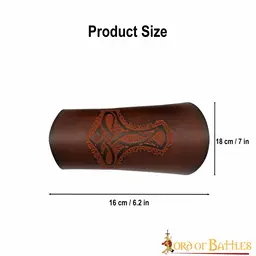 Leather bracers Mjolnir - Celtic Webmerchant