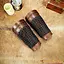 Leather monster hunter bracers with chainmail - Celtic Webmerchant