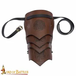 Leather pauldron Epona - Celtic Webmerchant