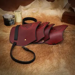 Leren pauldron Epona - Celtic Webmerchant