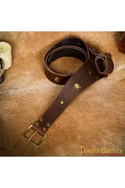 Pirate belt with sword holder - Celtic Webmerchant