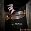 Belt with sword holder, brown - Celtic Webmerchant