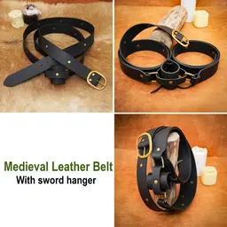 Ceinture avec porte-épée, marron - Celtic Webmerchant