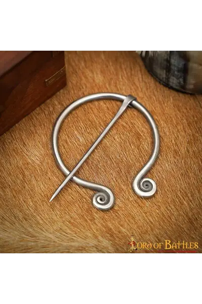 Fibula a ferro di cavallo, acciaio - Celtic Webmerchant