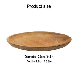 Assiette en bois, 23 cm - Celtic Webmerchant